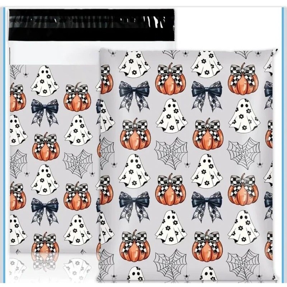 12 piece cute coquette Halloween 10x13 poly mailers